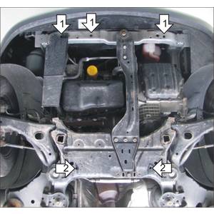 Защита Двигатель,Коробка переключения передач Dodge Grand Caravan ( 2007-2010 ) г. арт: 00310-286