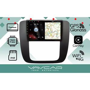 photo Штатная Магнитола Vaycar для CHEVROLET Tahoe черная 2006-2014 (Android 13, 8 ядер UIS7862, 4+64Гб, SIM, QLED 1280x720)
