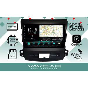 photo Штатная Магнитола для CITROEN C-Crosser 2007-2011 (Android 13, 8 ядер UIS7862, 4+32Гб, SIM, QLED 1280x720)
