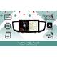 Штатная Магнитола для HONDA Pilot 2016-2019 (Android 13, 8 ядер UIS7862, 4+64Гб, SIM, QLED 1280x720)