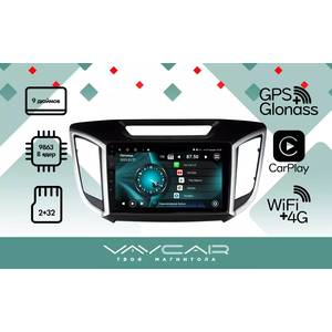Кликните для увеличения изображения Штатная Магнитола Vaycar для HYUNDAI Creta 9