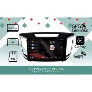 photo Штатная Магнитола для HYUNDAI Creta 2015-2020 10 дюймов (Android 8.1, 4 ядра Speadrum 8141E, 2+32Гб)