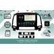Штатная Магнитола для HYUNDAI Santa Fe 2006-2012 (Android 13, 8 ядер UIS7862, 4+32Гб, SIM, QLED 1280x720)