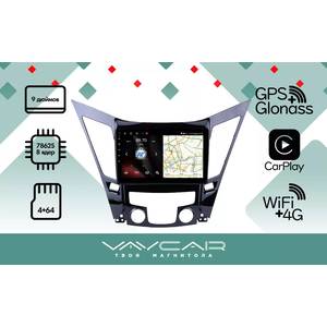 photo Штатная Магнитола для HYUNDAI Sonata 2011-2017 (Android 13, 8 ядер UIS7862, 4+64Гб, SIM, QLED 1280x720)