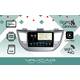 Штатная Магнитола для HYUNDAI Tucson 2015-2018 (Android 13, 8 ядер UIS7862, 4+32Гб, SIM, QLED 1280x720)