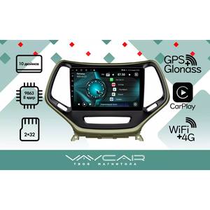 Штатная Магнитола Vaycar для JEEP Cherokee KL 2014-2020, арт: (VA25-0608-10V2)