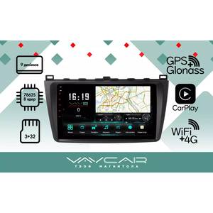 photo Штатная Магнитола для MAZDA 6 2007-2012 (Android 13, 8 ядер UIS7862, 4+32Гб, SIM, QLED 1280x720)