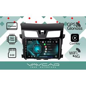 Кликните для увеличения изображения Штатная автомагнитола NISSAN Teana 2014 + VAYCAR 10V2, арт: (VA51-2004-10V2)