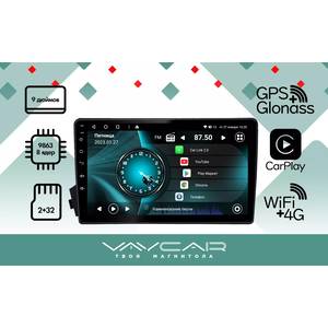 Кликните для увеличения изображения Штатная Магнитола Vaycar для SSANG YONG Kyron 2007-2015, арт: (VA69-0158-09V2)