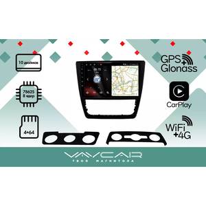 Кликните для увеличения изображения Штатная автомагнитола SKODA Yeti 2013-2017 VAYCAR 10VO4, арт: (VA65-1225-10VO4)