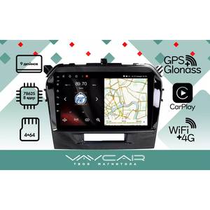 Кликните для увеличения изображения Штатная Магнитола Vaycar для SUZUKI Vitara 2014-2019, арт: (VA75-0571-09VO4)
