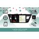 Штатная Магнитола для TOYOTA Corolla E170 2014-2016 (Android 13, 8 ядер UIS7862, 4+64Гб, SIM, QLED 1280x720)