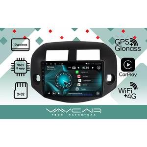Кликните для увеличения изображения Штатная автомагнитола TOYOTA RAV 4 2006-2012 VAYCAR 10V2, арт: (VA77-0018-10V2)