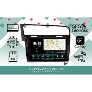 Кликните для увеличения изображения Штатная автомагнитола VW Golf 7 2013+ VAYCAR 10V2, арт: (VA81-0257-10V2)