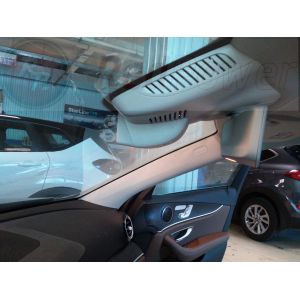 Кликните для увеличения изображения Штатный видеорегистратор RedPower DVR-MBE2-G (черный) для Mercedes E-класс W213, С-Сlass W205, GLC-Сlass X253 с ассистентом ближнего/дальнего света