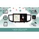 Штатная Магнитола для HONDA Pilot 2016-2019 (Android 13, 8 ядер UIS7862, 8+128Гб, SIM, QLED 1280x720)