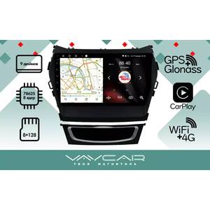photo Штатная Магнитола для HYUNDAI Santa Fe 2012-2019 (Android 13, 8 ядер UIS7862, 8+128Гб, SIM, QLED 1280x720)