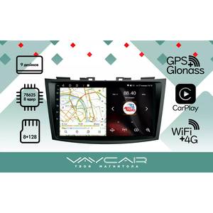 photo Штатная Магнитола для SUZUKI Swift 2010-2016 (Android 13, 8 ядер UIS7862, 8+128Гб, SIM, QLED 1280x720)