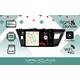 Штатная Магнитола для TOYOTA Corolla E170 2014-2016 (Android 13, 8 ядер UIS7862, 8+128Гб, SIM, QLED 1280x720)