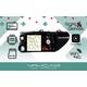 Штатная Магнитола для TOYOTA Hilux 2015-2020 (Android 13, 8 ядер UIS7862, 8+128Гб, SIM, QLED 1280x720)