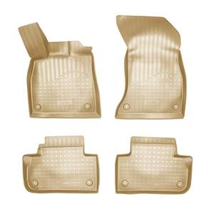 photo Коврики салонные для Audi Q5 II 3D (2016) (бежевый), (арт: NPA10-C05-650-B)