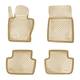 Коврики салонные для BMW X3 (E83) (2006-2010) (бежевый), (арт: NPL-Po-07-04-B)
