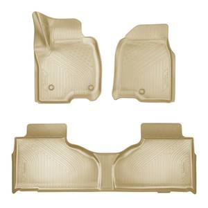 photo Коврики салонные для Chevrolet Tahoe V 3D (2020) (1,2 ряд) (бежевый), (арт: NPA11-C10-360-2-B)