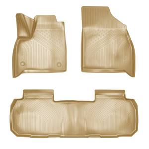 photo Коврики салонные для Chevrolet Traverse II 3D (2017) (бежевый), (арт: NPA10-C12-820-B)