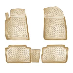 photo Коврики салонные для Citroen C5 (X40) (2001-2008) (бежевый), (арт: NPL-Po-14-16-B)