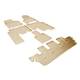 Коврики салонные для Dodge Caravan\ Chrysler Voyager (2000-2007) (7 мест) (бежевый), (арт: NPL-Po-20-35-B)