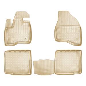 Кликните для увеличения изображения Коврики салонные для Ford Explorer (U502) (2010) (5 мест) (бежевый), (арт: NPA11-C22-180-B)
