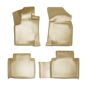 photo Коврики салонные для Geely Atlas PRO 3D (2021) (бежевый), (арт: NPA11-C24-030-1-B)