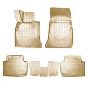 Коврики салонные для Kia Stinger 2WD 3D (2017) (бежевый), (арт: NPA11-C43-832-B)
