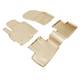 Коврики салонные для Mitsubishi ASX (2010)\ Citroen C4 AirCross (B) (2011)\ Peugeot 4008 (2012) (бежевый), (арт: NPL-Po-59-05-B)