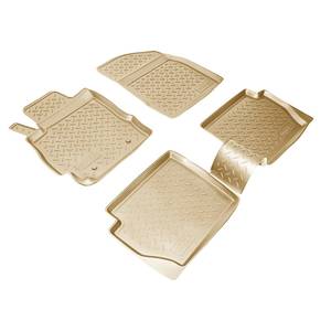 photo Коврики салонные для Mazda 2 (2007) (бежевый), (арт: NPL-Po-55-02-B)