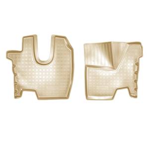 Коврики салонные для Mercedes-Benz Axor 3D (2006) (грузов)\ KamAZ 5490 3D (2013) (грузов) (бежевый), (арт: NPA00-C56-240-B)