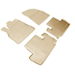 photo Коврики салонные для Peugeot 3008 (2010) (бежевый), (арт: NPL-Po-64-42-B)