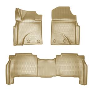 photo Коврики салонные для Toyota LC-200 (J20A) 3D (2012-2021) (5-7 мест) (бежевый), (арт: NPA11-C88-502-B)