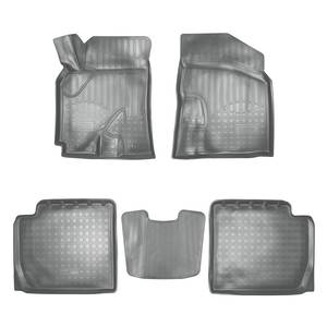 Коврики салонные для Chery Tiggo 3 (I) 3D (2016) (серый), (арт: NPA11-C11-703-G)
