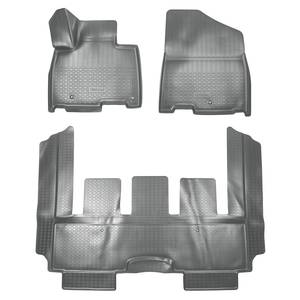 photo Коврики салонные для Kia Carnival IV 3D (2020) (1, 2 ряд 7-ми местная версия) (серый), (арт: NPA10-C43-032-G)