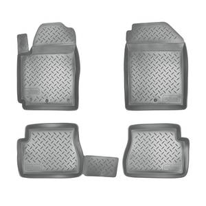 photo Коврики салонные для Kia Picanto (BA) (2004-2011) (серый), (арт: NPL-Po-43-25-G)