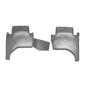 Коврики салонные для Mitsubishi L200 V (2015) (зад) (серый), (арт: NPA01-C59-338-G)