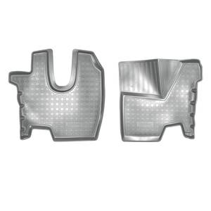 Коврики салонные для Mercedes-Benz Axor 3D (2006) (грузов)\ KamAZ 5490 3D (2013) (грузов) (серый), (арт: NPA00-C56-240-G)