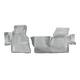 Коврики салонные для Mercedes-Benz Sprinter (901/909) (2013) 3D (пер) (серый), (арт: NPA11-C56-720-G)