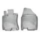 Коврики салонные для Nissan Qashqai (2007-2014) (пер) (серый), (арт: NPA10-C61-600-G)