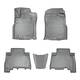 Коврики салонные для Toyota LC Prado (150 серия) 3D (2013) (5 мест) (серый), (арт: NPA11-C88-488-G)