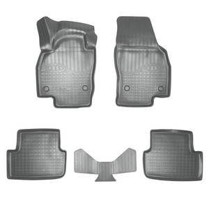 photo Коврики салонные для Volkswagen Polo VI (HB) (AW) 3D (2017) (серый), (арт: NPA11-C95-423-G)