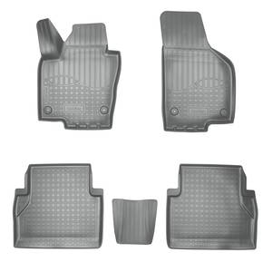 photo Коврики салонные для Volkswagen Sharan II 3D (2010) (5 мест) (серый), (арт: NPA11-C95-544-1-G)