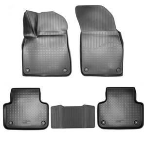 photo Коврики салонные для Audi Q8 3D (2018) (5 мест), (арт: NPA11-C05-800)