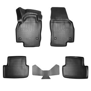 photo Коврики салонные для Volkswagen Polo VI (HB) (AW) 3D (2017), (арт: NPA11-C95-423)